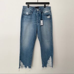 3x1 Higher Ground Boyfriend Destroyed Denim Jeans in Dover